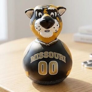 Vintage Missouri Tigers Truman Tiger Rocker Collectible Figurine Mizzou Mascot
